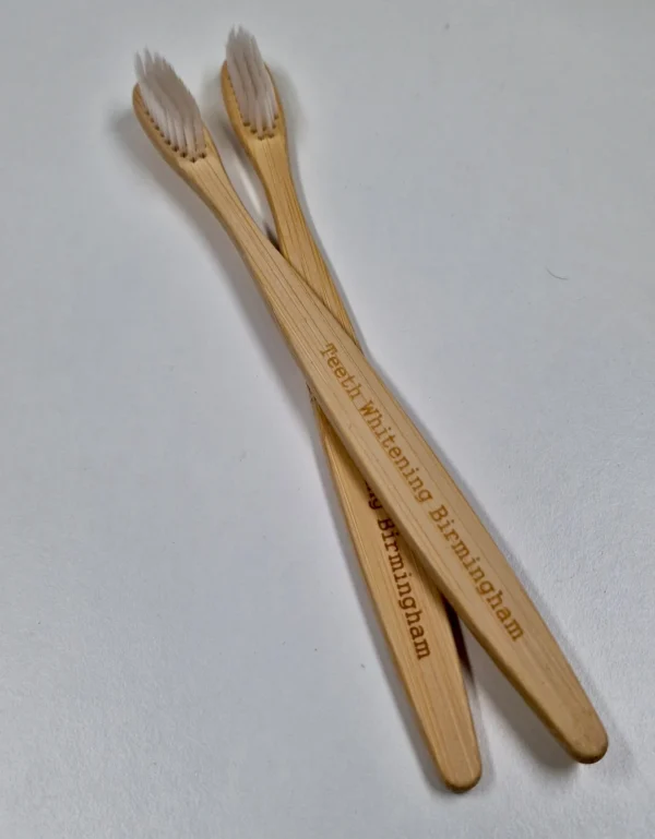 Bamboo biodegradable toothbrushes come individually wrapped, perfect for aftercare packs! With your business name for added branding!