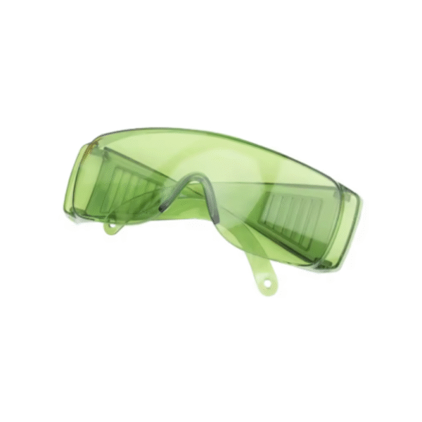 Protect your clients eyes with our LED safety glasses – High quality plastic Choose your perfect colour to match your brand aesthetics!