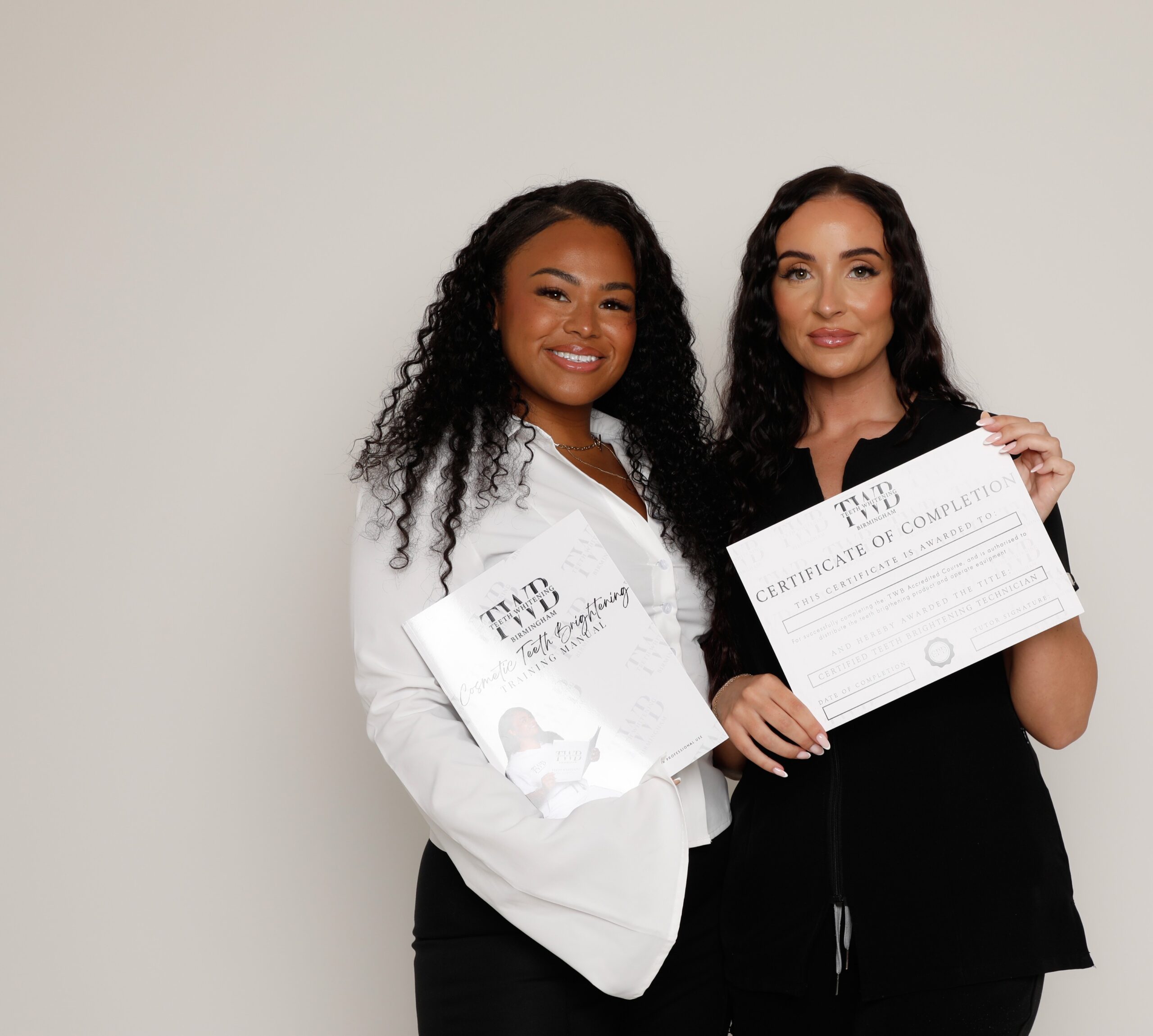 Certificate of completion at Teeth Whitening Birmingham