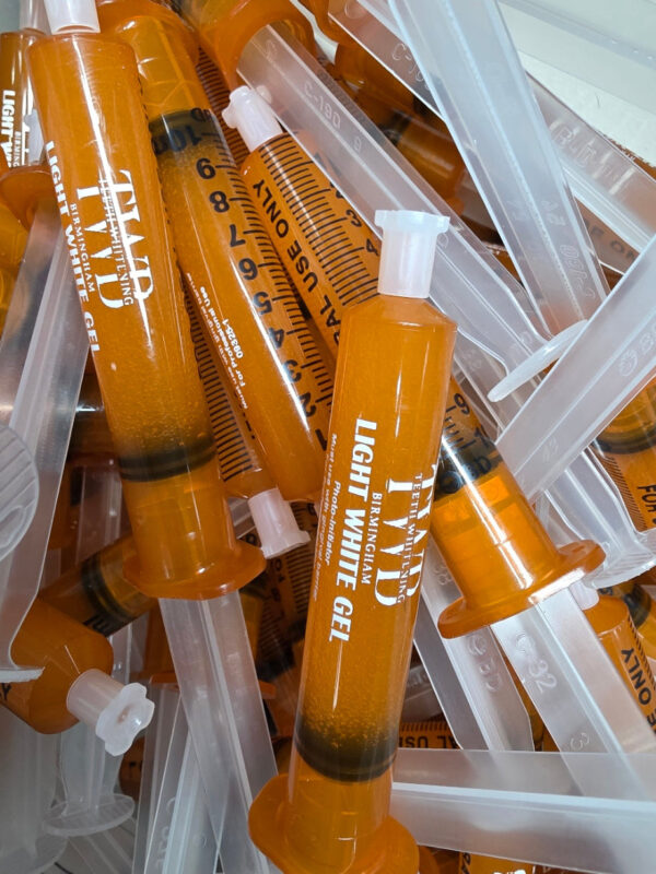 Infused with photo initiator molecules, the gel activates instantly under LED light